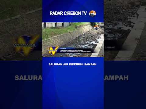 Saluran Air Dipenuhi Sampah