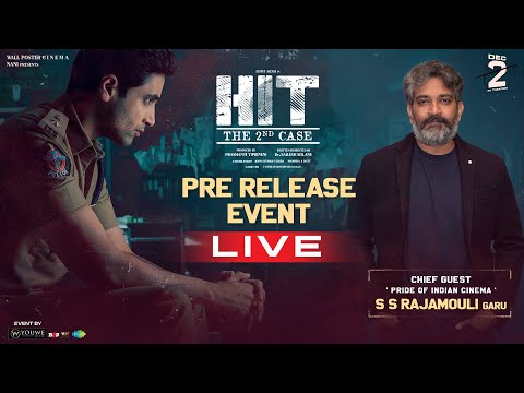 HIT 2 Pre Release Event LIVE- SS Rajamouli, Adivi Sesh, Nani