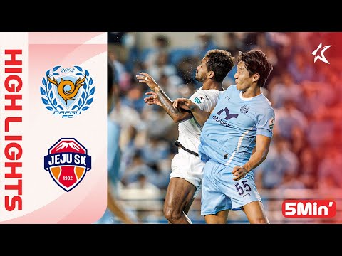 [ENG] H/L K LEAGUE 1 R27 Daegu vs Jeju 5Min H/L