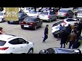 Old man caught under car, saved by passersby -Visuals