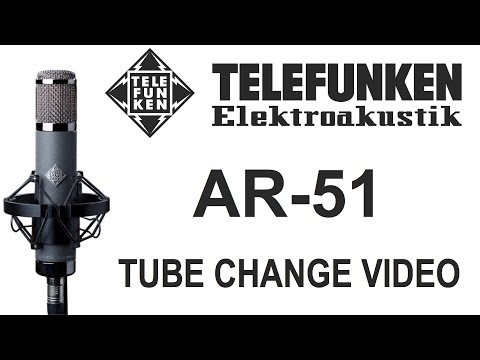 HOW TO: Change a tube in a TELEFUNKEN AR-51 microphone