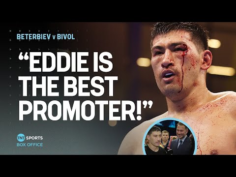 REACTION: Dmitry Bivol pays tribute to promoter Eddie Hearn after defeating Artur Beterbiev ❤️