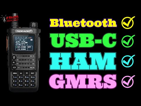 Brand New Updated TD-H8 Dual Band Ham & GMRS 10 Watt Radio