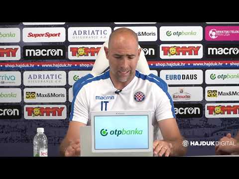 Trener Tudor uoči utakmice Lokomotiva - Hajduk