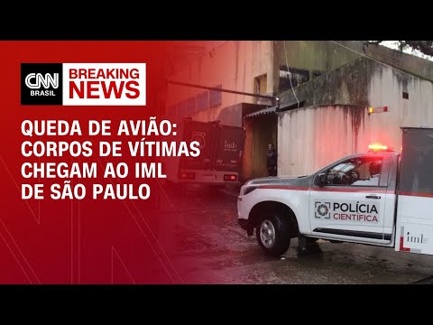 Queda de avião: Corpos de vítimas chegam ao IML de São Paulo | AGORA CNN