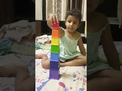 Learning colour with fun 😍 #learnanewwordtoday #cutebaby #writeandreadaforapplebforball #funny