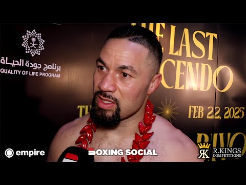 JOSEPH PARKER REACTS TO STUNNING 2ND ROUND KO VICTORY OVER MARTIN BAKOLE