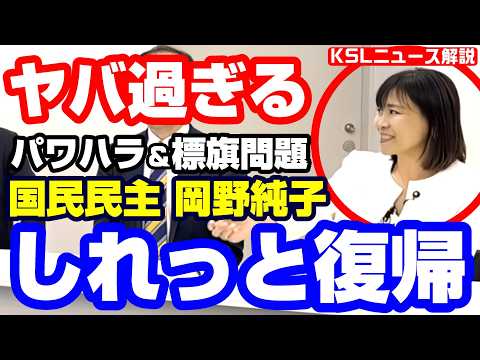 #国民民主党 #岡野純子 #就職氷河期 #パワハラ 
取材調査の活動支援：https://ksl-live.com/sien
Amazon欲しいもの：https://www.amazon.jp/hz/wishlist/ls/PCLY7XC41QTG
運営：https://ksl-live.com/