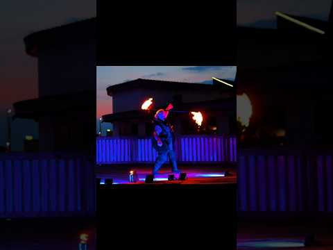 This Monday will be my last show at Broadway! #flowarts #staffspinning #magic #wizard #skills