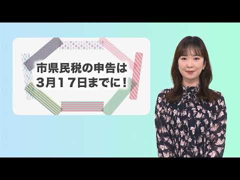 こんばんは熊本市 第91話「市県民税の申告は３月１７日までに!」