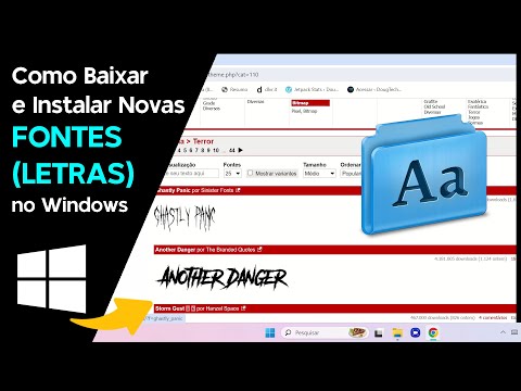 Como Baixar e Instalar Novas FONTES (LETRAS) no Windows