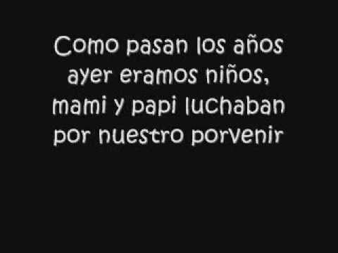Aventura - Hermanita (letra)