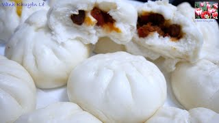 Cách làm Bánh Bao Bột Vỏ Bánh Trắng, Phẳng Mịn & Xốp Mềm Thơm, Cách Gói Bánh Bao by Vanh Khuyen