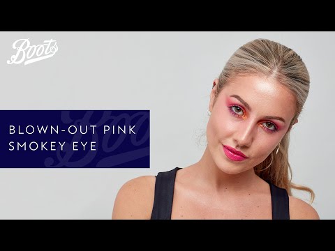 boots.com & Boots Voucher Code video: Blown-out pink smokey eye shadow
