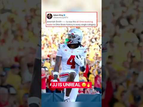 JJ KEEPS BEING LEGENDARY. HIM 😮🔥 #football #miamifootball #jeremiahsmith #footballshorts #blurrr