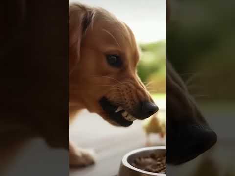 Dog Gets Angry When a Duck Steals His Food… Then THIS Happens 😂🐶🐥🐶🐥 アヒルにごはんを取られて怒る犬…でも次の瞬間、固まった！😂