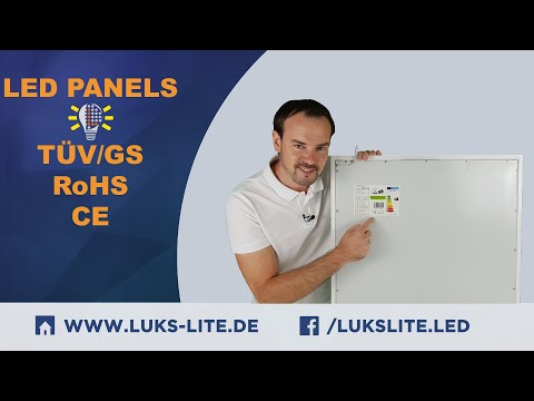 Gesetzliche Kennzeichnungen bei LED Panels