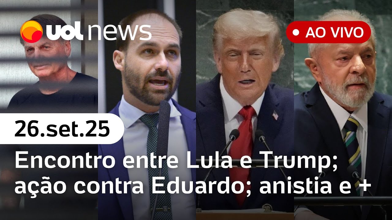 Lula e Trump devem se reunir em país neutro; Sabino pede demissão; redução da pena de Bolsonaro e +