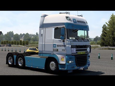 SKIN MAERSK DAF XF 105 BY RODONITCHO MODS 1.0 1.40 1.48