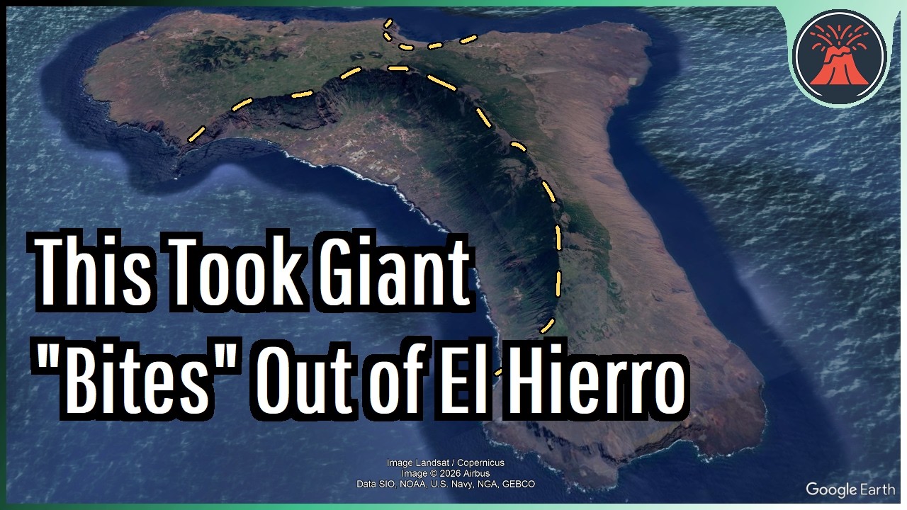 This Took Giant Bites Out of El Hierro; Geologist Analysis