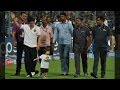 IANS : Must Watch: SRK's son AbRam cheers for KKR team