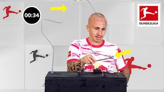 Angeliño vs. Jeremie Frimpong — Buzz Wire Challenge