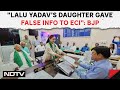 Rajiv Pratap Rudy: Lalu Yadavs Daughter Gave False Statement In Poll Affidavit.