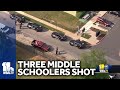 Middle schoolers recovering from triple shooting
