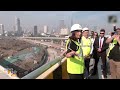 Israeli Minister Miri Regev, Israeli Consul General Kobbi Shoshani Visit Mumbai Coastal Road | News9  - 03:04 min - News - Video