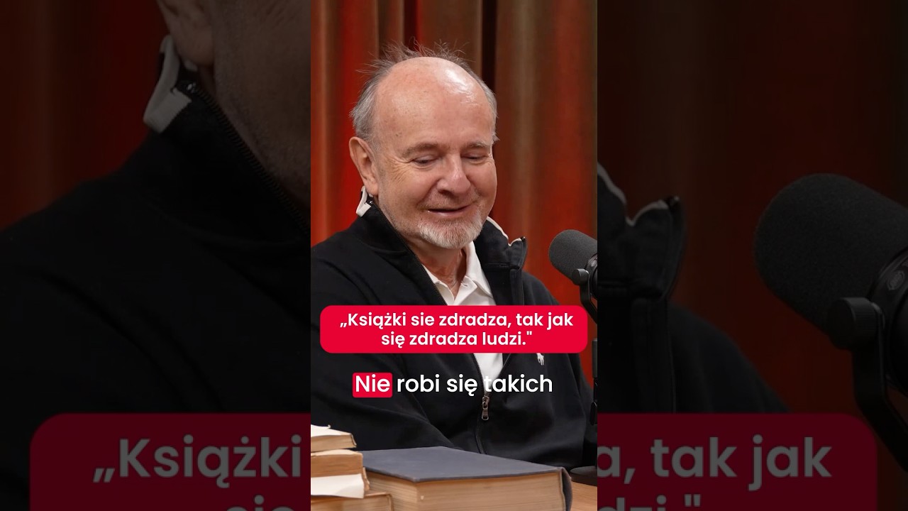 Marek Bieńczyk: „Książki sie zdradza, tak jak się zdradza ludzi." | Tygodnik Polityka #shorts