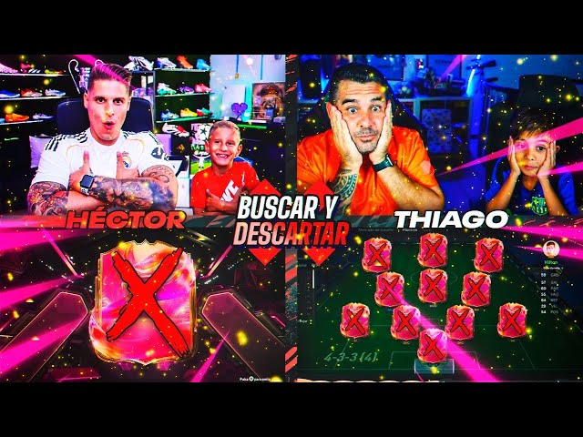 HECTOR VS THIAGO EN BUSCAR Y DESCARTAR CON FUTTIES!! | FC 25