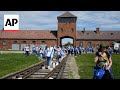 Yearly memorial march at Auschwitz overshadowed by Israel-Hamas war