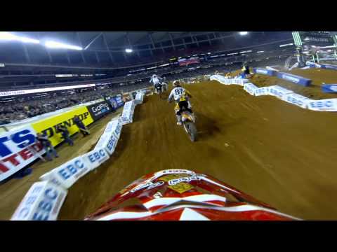 GoPro HD: Kyle Peters Main Event 2013 Monster Energy Supercross from Atlanta 
