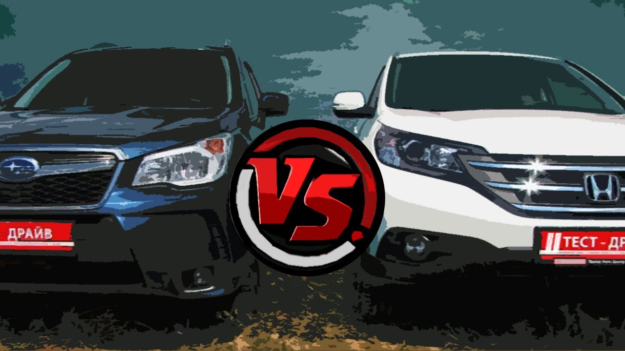 Subaru forester vs honda cr v #6