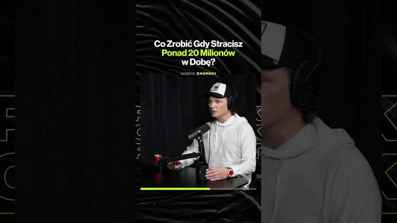 Co Zrobić, Gdy Stracisz Ponad 20 Milionów w Dobę? – ft. @RafalZaorski_tjs