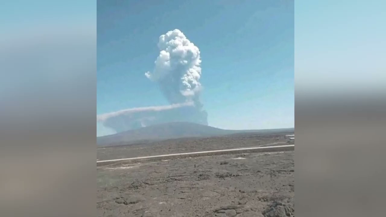 Wulkan Hayli Gubbi wybuchł! Spektakularne nagrania erupcji