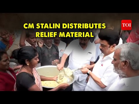 Cyclone Michaung: Tamil Nadu CM MK Stalin distributes relief material: Andhra on High Alert