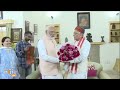 PM Modi meets veteran BJP leader Murli Manohar Joshi at the latters residence, in Delhi | News9