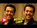 Salman Khan Does Charity, Sets Up Medical Camp on His Movie Sets