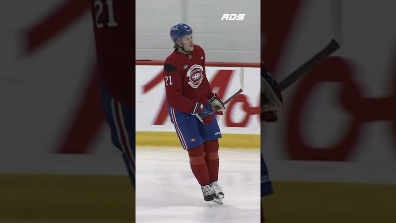 Kaiden Guhle était de retour sur la patinoire avec ses coéquipiers à Brossard ce matin! #habs