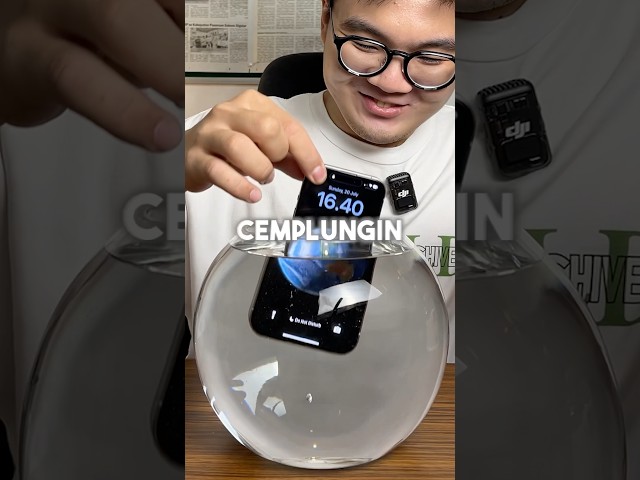 Cara ilangin air di handphone!