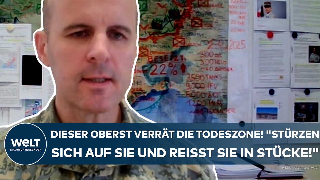 PUTINS KRIEG: Dieser Oberst verrät die Todeszone! "Stürzen sich auf sie und reißt sie in Stücke!"