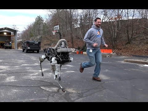 4 ножните роботи на американската армија