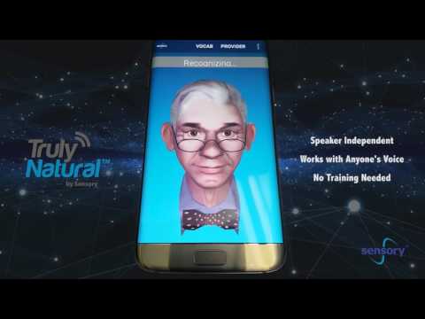 When we think about natural language processing, deep learning, AI and chatbot technology, we often associate it with massive cloud server farms. Sensory is rewriting the rules for AI and chatbots, bringing them out of the cloud and to the edge – In this video demo of Sensory’s TrulyNatural speech recognition combined with chatbot technology, Sensory shows how combining its deep nets with embedded text-to-speech and avatar-based lip sync technology creates an on device chatbot that provides a fa When we think about natural language processing, deep learning, AI and chatbot technology, we often associate it with massive cloud server farms. Sensory is rewriting the rules for AI and chatbots, bringing them out of the cloud and to the edge – In this video demo of Sensory’s TrulyNatural speech recognition combined with chatbot technology, Sensory shows how combining its deep nets with embedded text-to-speech and avatar-based lip sync technology creates an on device chatbot that provides a fa