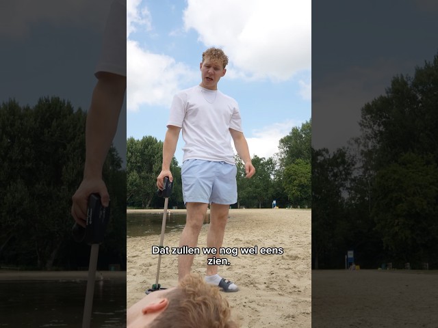 Aaron’s metaaldetector💰Waar ben jij op vakantie? 🤔💴