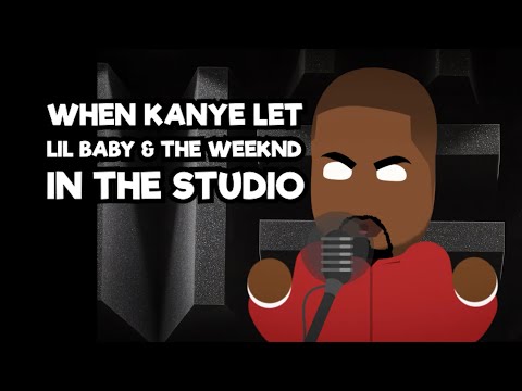 When Kanye let Lil Baby & The Weeknd in the Studio | Hurricane - Donda