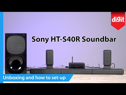 sony ht s40r unboxing