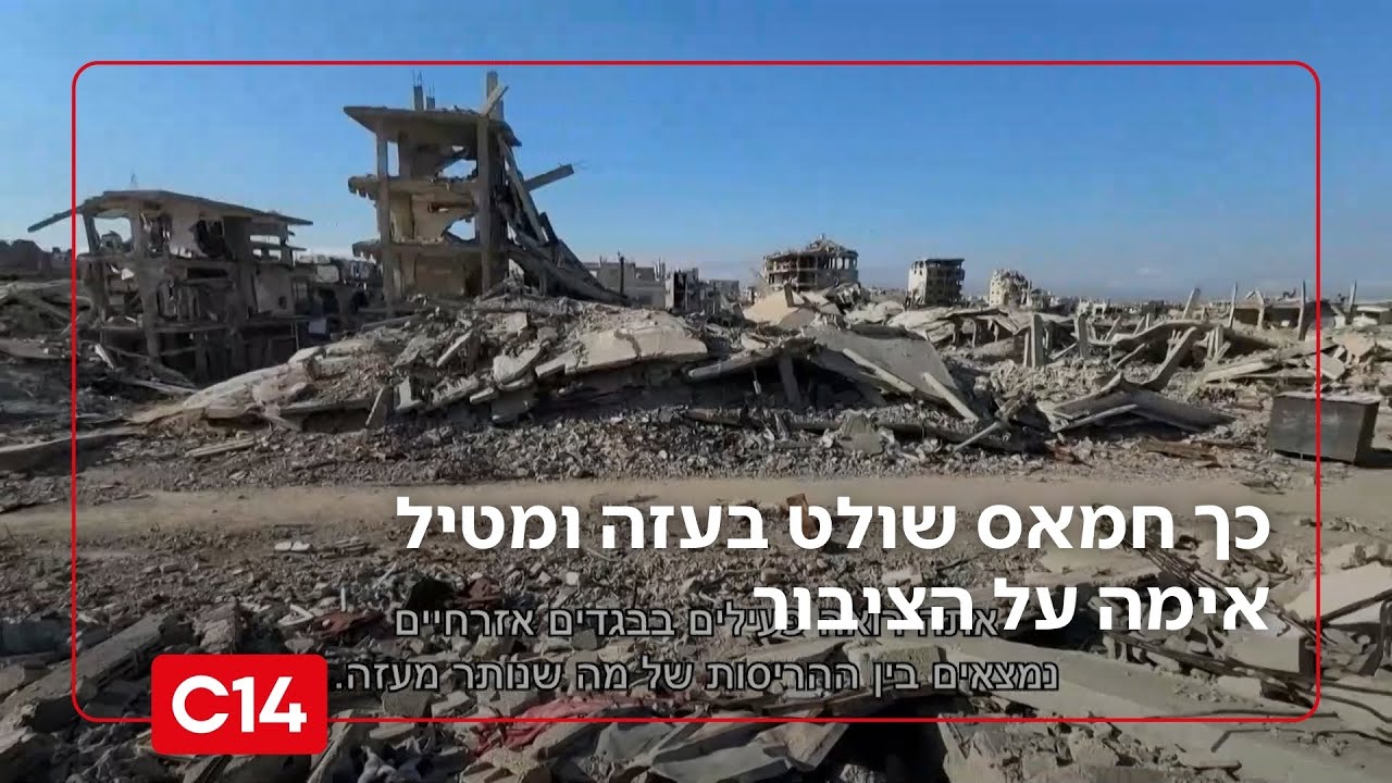 אזרח עזתי צילם במיוחד לערוץ 14: כך חמאס שולט בעזה ומטיל אימה על הציבור