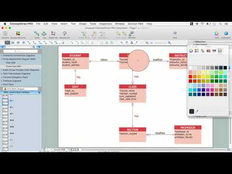 Entity-Relationship Diagram (ERD), Entity-Relationship Diagram (ERD), ConceptDraw Solution Park