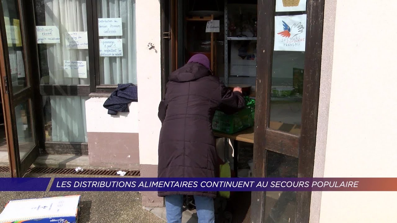 Yvelines | Les distributions alimentaires continuent au Secours Populaire